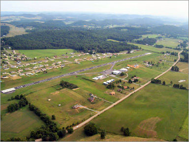 Hawkins County Airport Aerial Shot