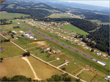 Hawkins County Airport Aerial Shot